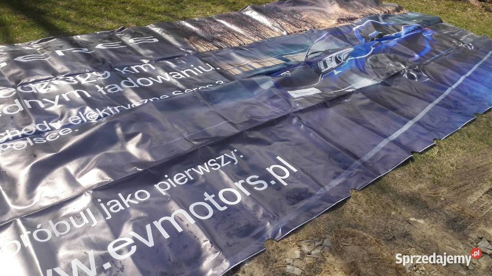 Plandeka plandeki baner 6 x 3m Pozostałe Józefów