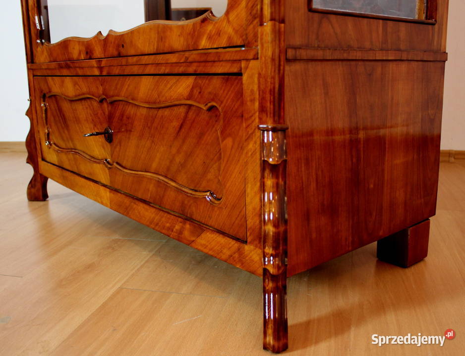 Serwantka witryna Ludwik Filip renowacji antyki Zielonka