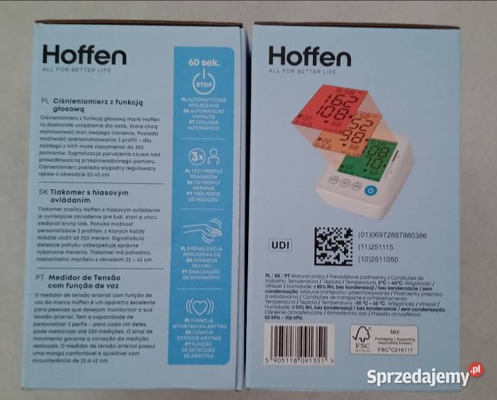 HOFFEN ciśnieniomierz naramienny LTP50 Ełk