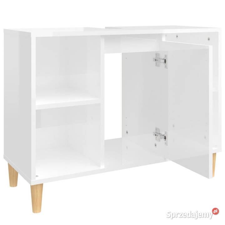 Szafka pod umywalkę biała wysoki połysk 80x33x60 Łazienkowe Warszawa sprzedam