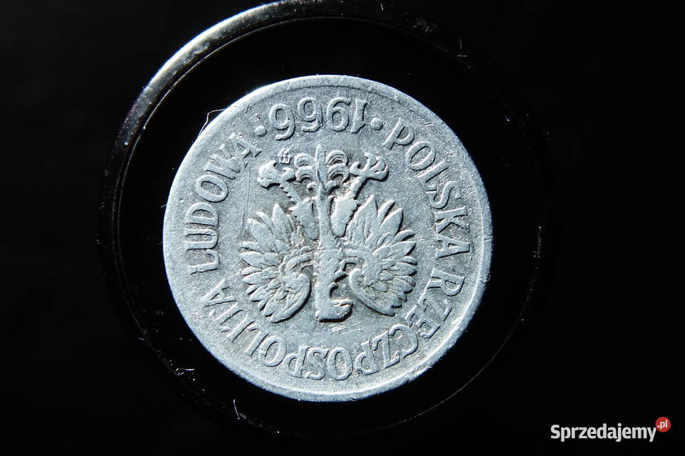 Moneta obiegowa 10 groszy z 1966 r Lubin