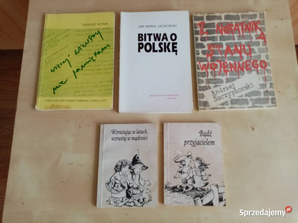 Szyma Jackowski wiersze ŚW Pawel zestaw 5 Pozostałe