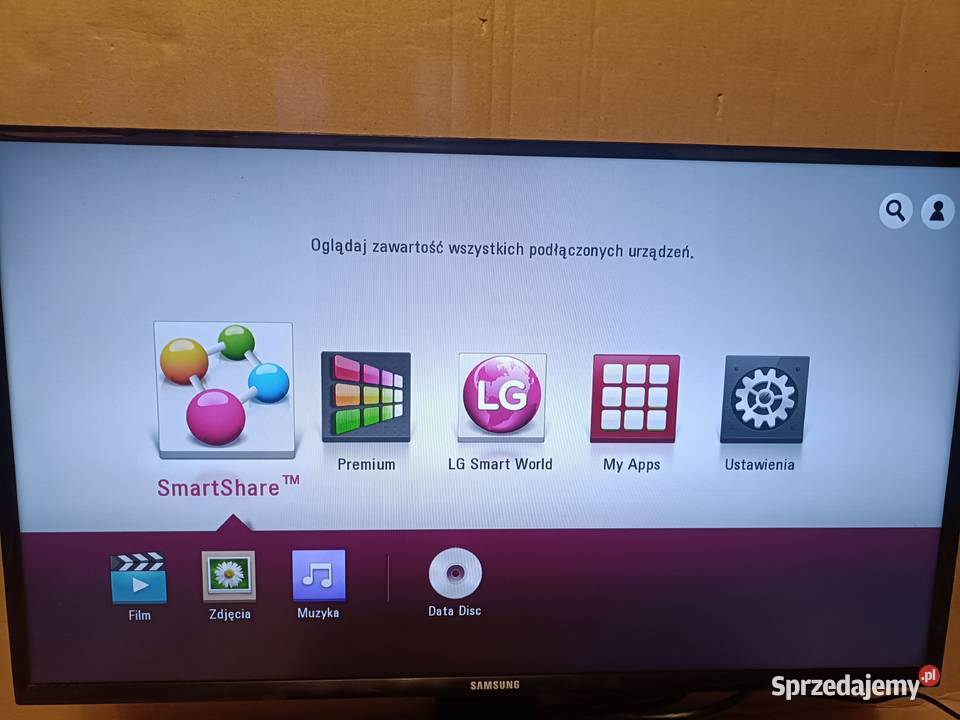 LG BP440 z pilotem LG Poznań