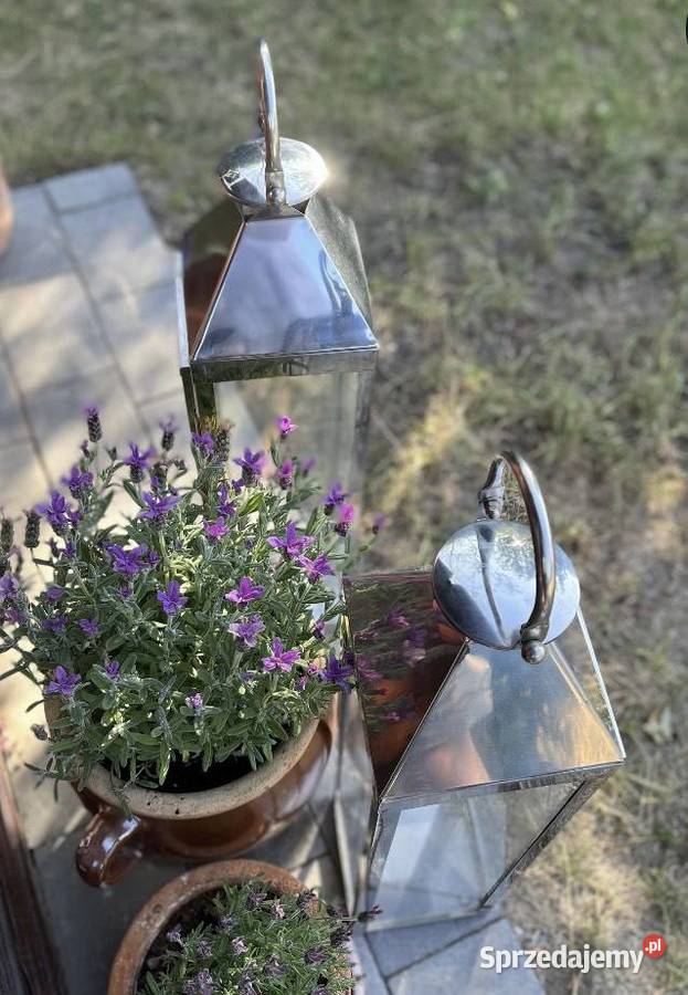 Duze Stalowe lampiony ogrodowe 70 Płock sprzedam