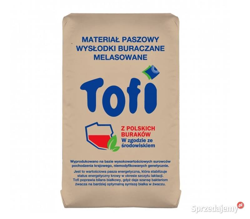 Melasowane Wysłodki Tofi 30 paleta 33 worki z Radzewo