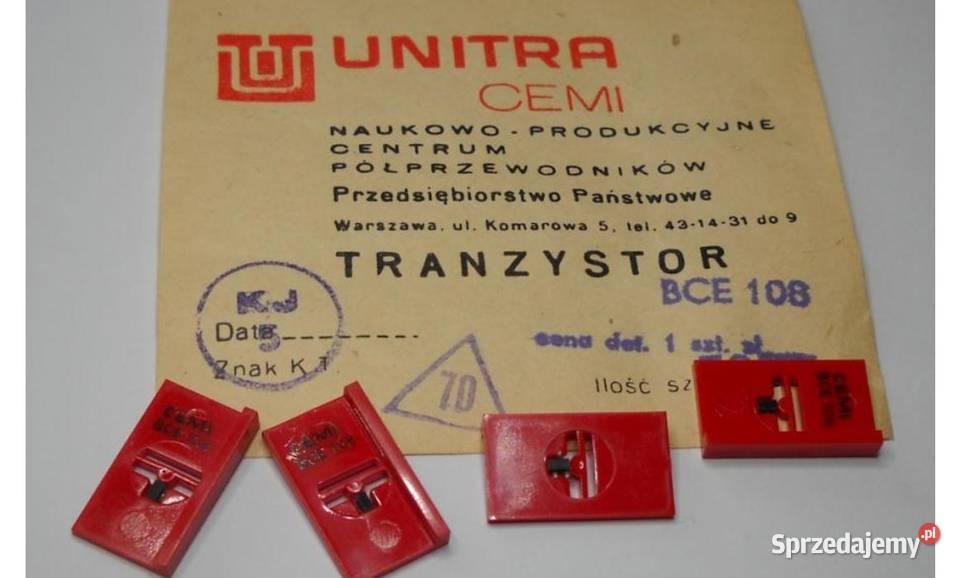 Tranzystor BCE108 Unitra CEMI