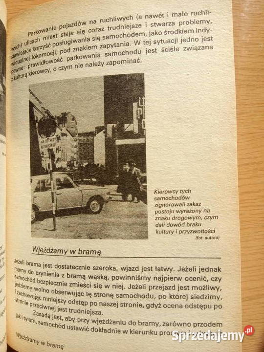 Doświadczony kierowca radzi 1979r Witold Rychter motoryzacja, transport