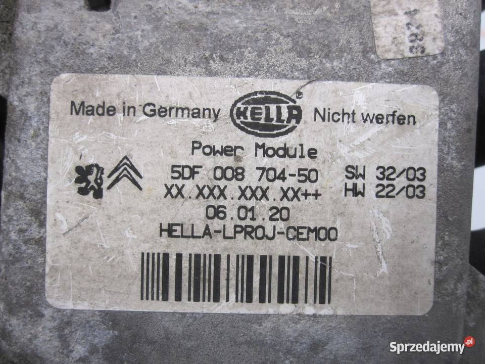 PEUGEOT 407 COUPE 07r przetwornica 5DF00870450