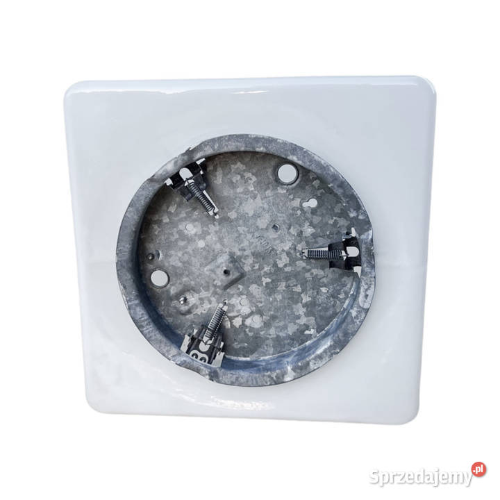 Biały szklany plafon kinkiet RZB Bamberg Niemcy Plafony Warszawa