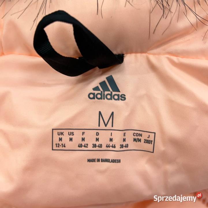 Kurtka zimowa Adidas damska M różowa Akril nylon Szczyrk