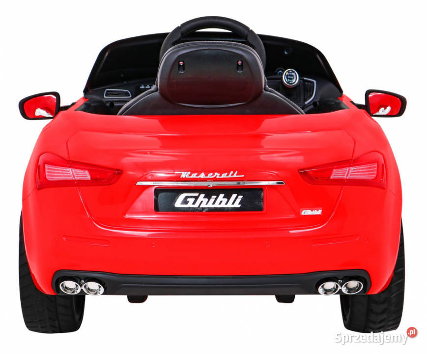 Maserati Ghibli Czerwone 12V 2x16000RPM Koła EVA Łopuszno