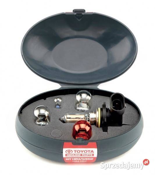 TOYOTA Zestaw zapasowych zarowek HIR2 PY21W P21W Części samochodowe dolnośląskie Kąty Wrocławskie
