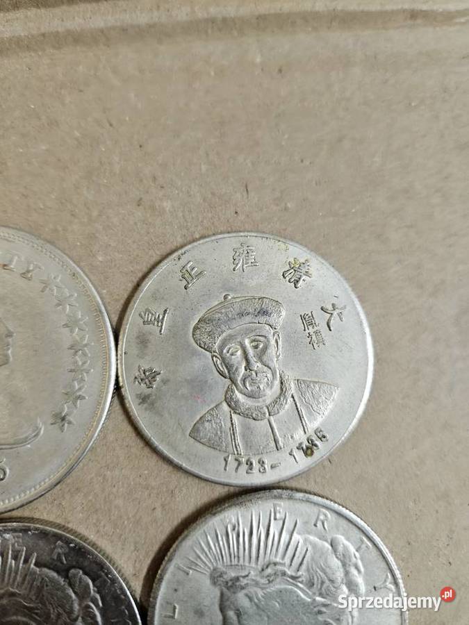 Moneta Srebna Liberty 1795 1921 1922 wielkopolskie Kłodawa