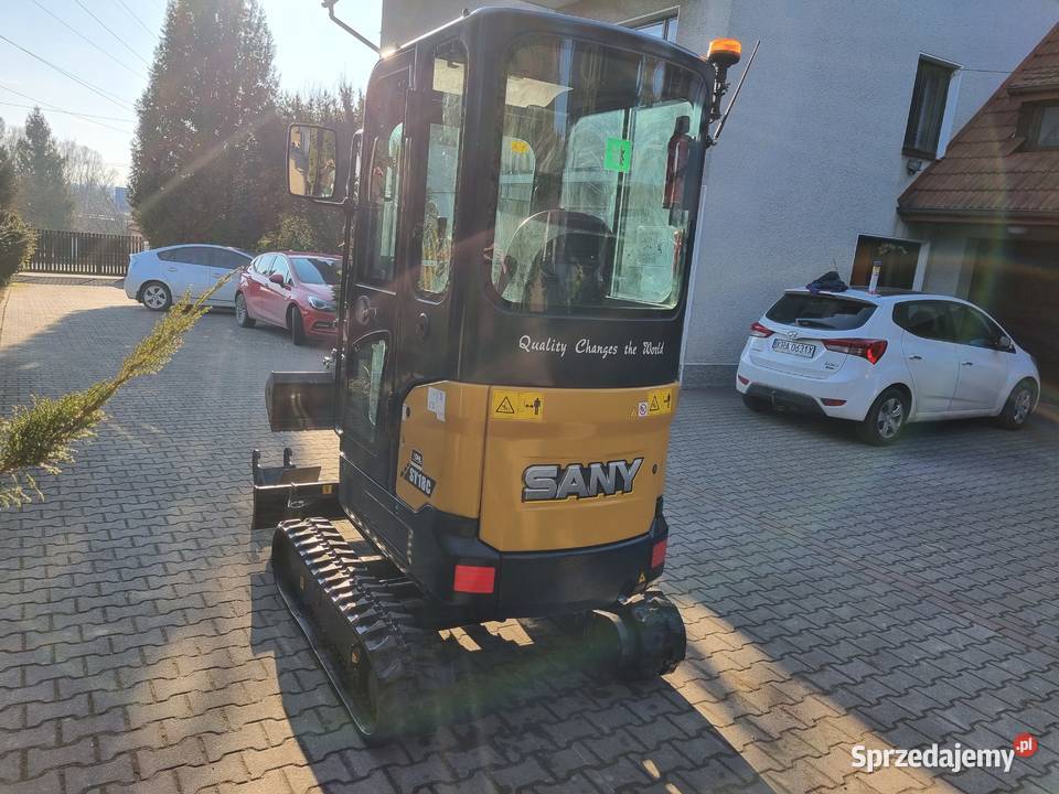 Sany SY18C 56 mth NOWA 3 łyżki STAN IDEALNY NOWA małopolskie