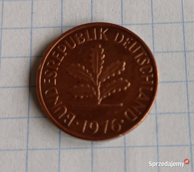 2 FENIGI 2 PFENNIG 1976 F NIEMCY Antyki, Sztuka, Kolekcje