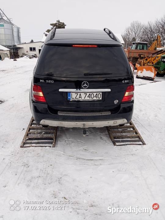 Mercedes ml 320 w164 uszkodzony silnik kupiony w Polsce Zamość