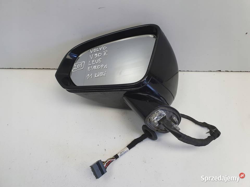 Volvo V90 II LUSTERKO LEWE KIEROWCY 11 kabli