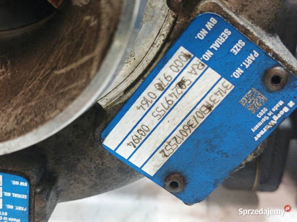 TURBOSPRĘŻARKA 36010145 24 D BITURBO Volvo XC 70