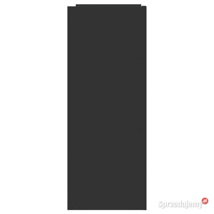 Stolik konsolowy czarny 100x35x90 materiał