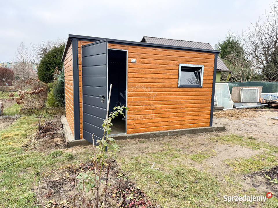 Schowek domek ogrodowy 35x25m okno jasny orzech kujawsko-pomorskie