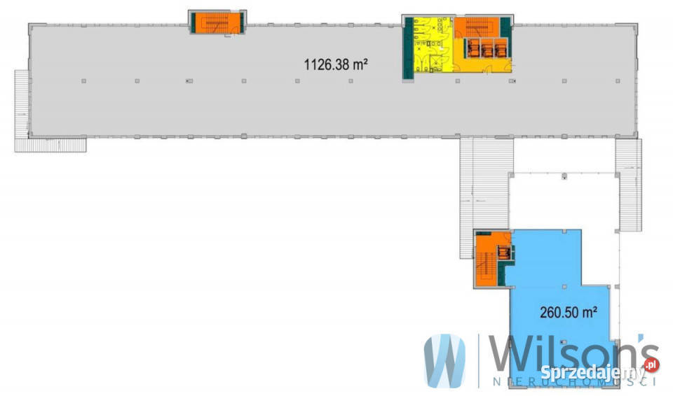 Lokal 2605m2 Warszawa Marcina Flisa mazowieckie
