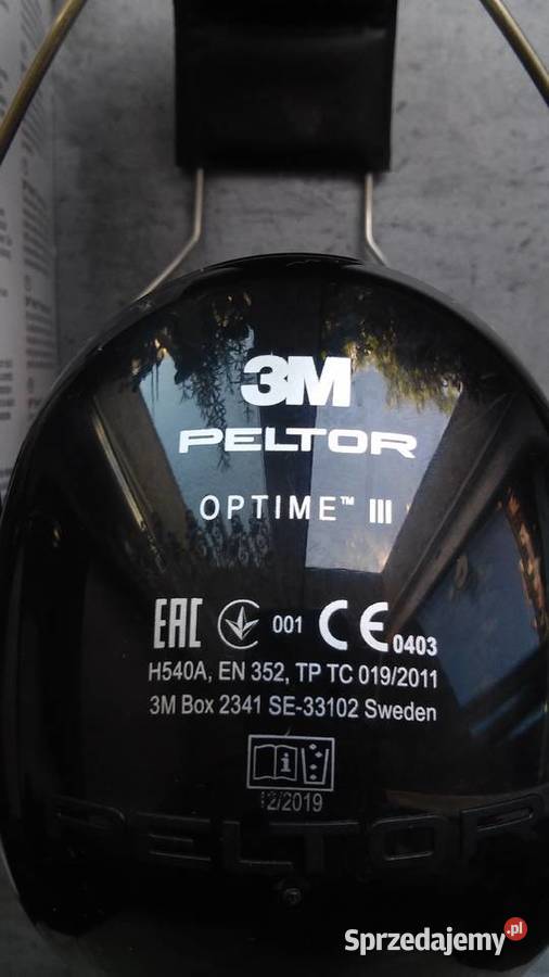 Nauszniki ochronniki słuchu 3M OPTIME III Koszalin sprzedam