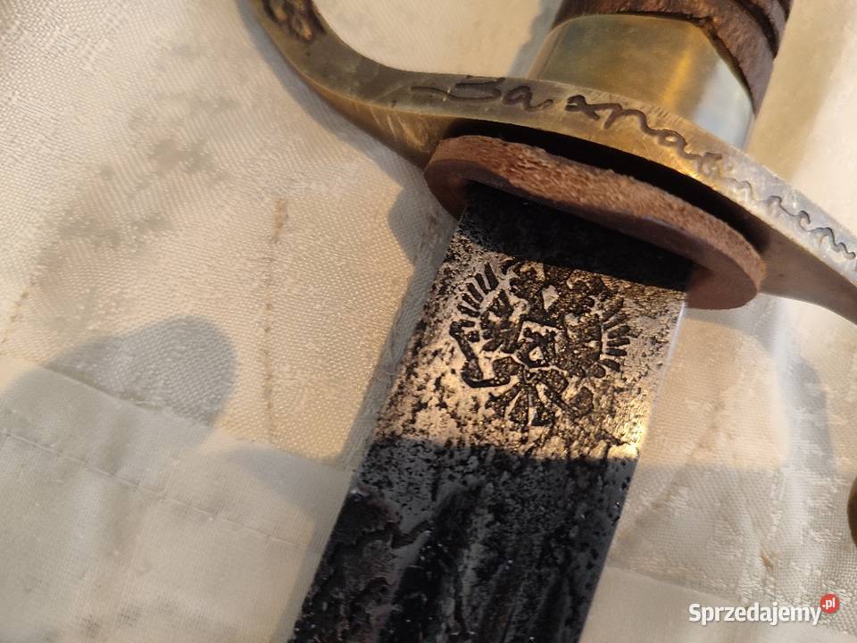 Piękna szabla carska oficerska dragonka Łódź