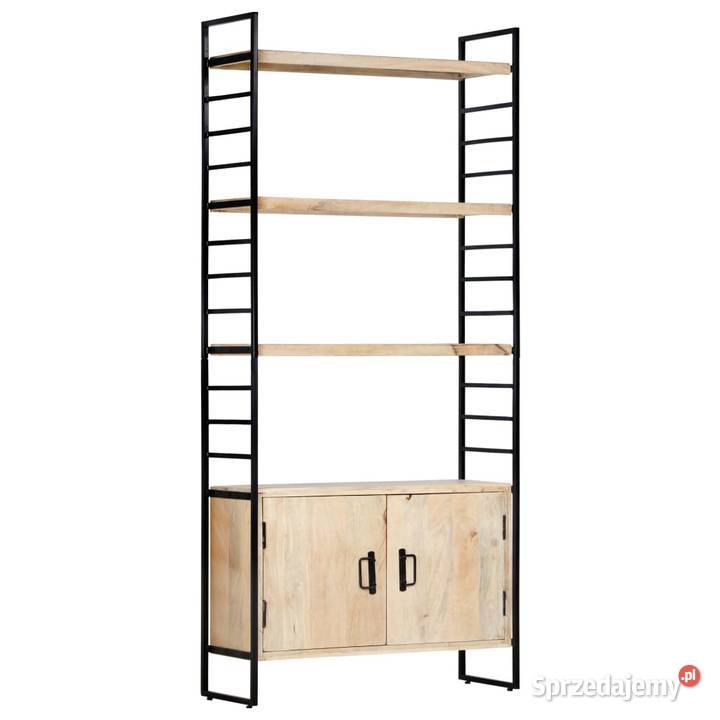 vidaXL Regał na książki 4 poziomy lite drewno Regały Warszawa