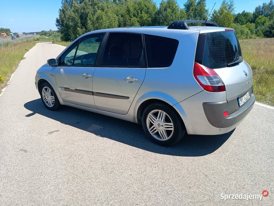 Renault Grand Scenic 19 dCi 120 2005r 7 osób 207000km mazowieckie sprzedam