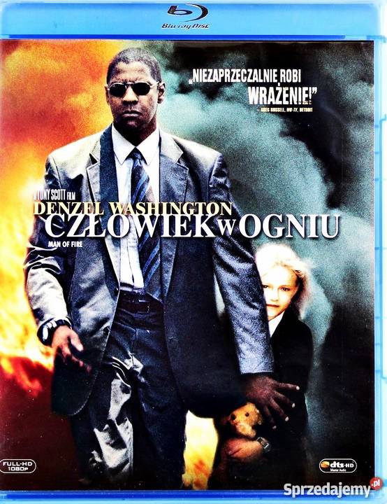 CZŁOWIEK W OGNIU DENZEL WASHINGTON BLURAY Kalisz