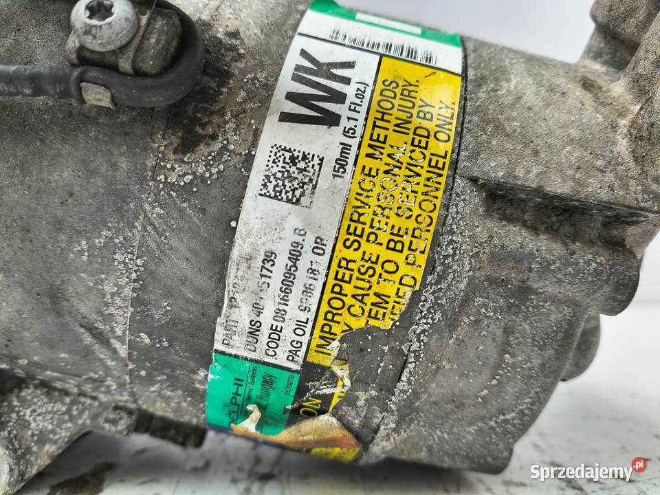 SPRĘŻARKA KLIMATYZACJI Opel Astra III H 16 16V
