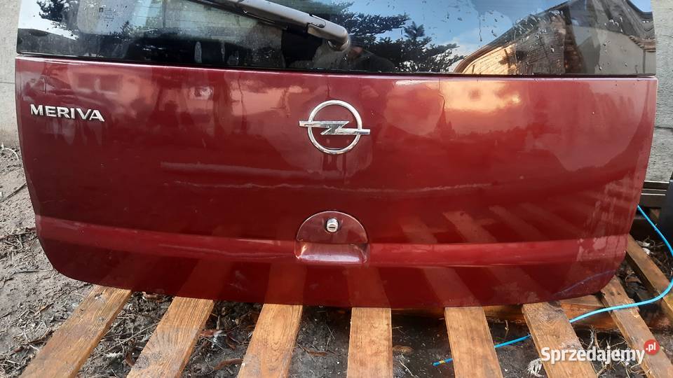 klapa bagażnika Opel Meriva A lak Z594 kompletna osobowe Karoseria dolnośląskie Dębno