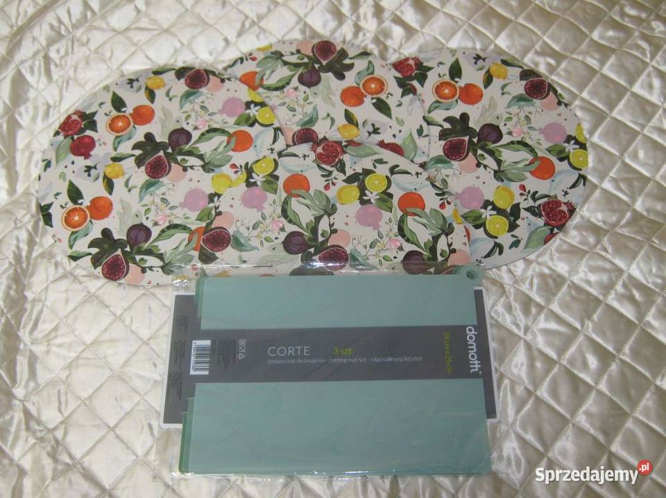 Podkładki dekoracyjne 4 i Maty do krojenia mazowieckie Baranowo sprzedam