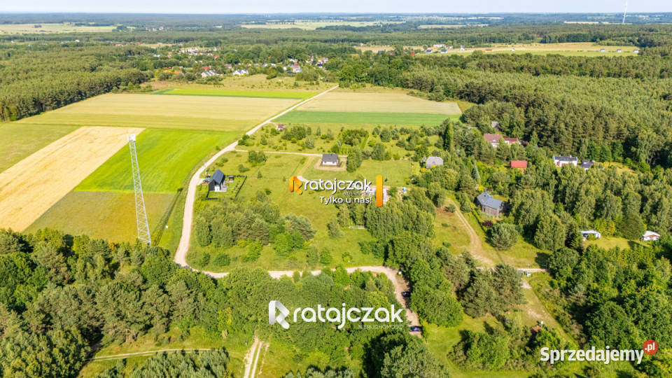 Grunt 1686m2 Sasino Stara Cegielnia szambo Grunty i działki