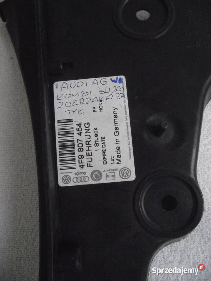 Ślizg zderzaka Audi A6 kombi 4F9 807 454 osobowe