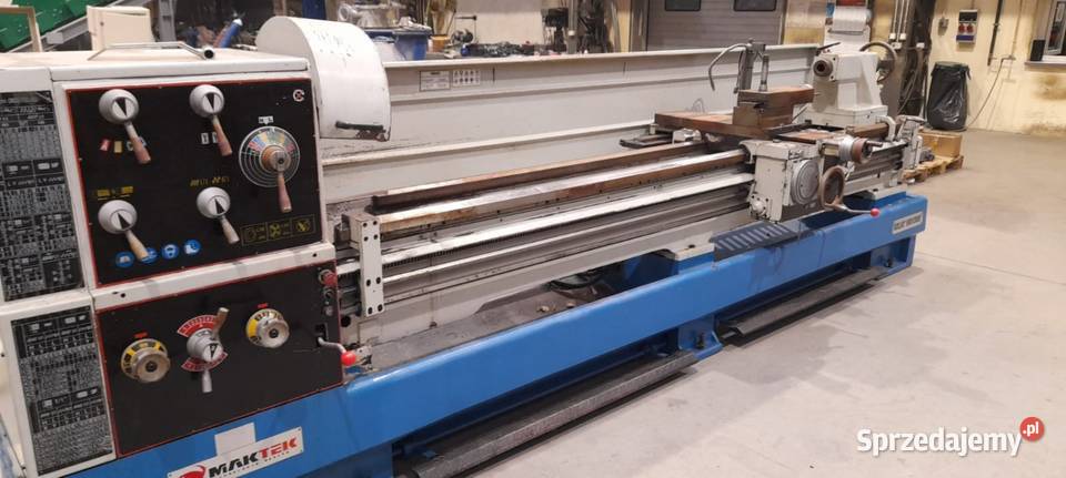 Tokarka do metalu Maktek 660 x 3000 szlifierka Maków Podhalański sprzedam