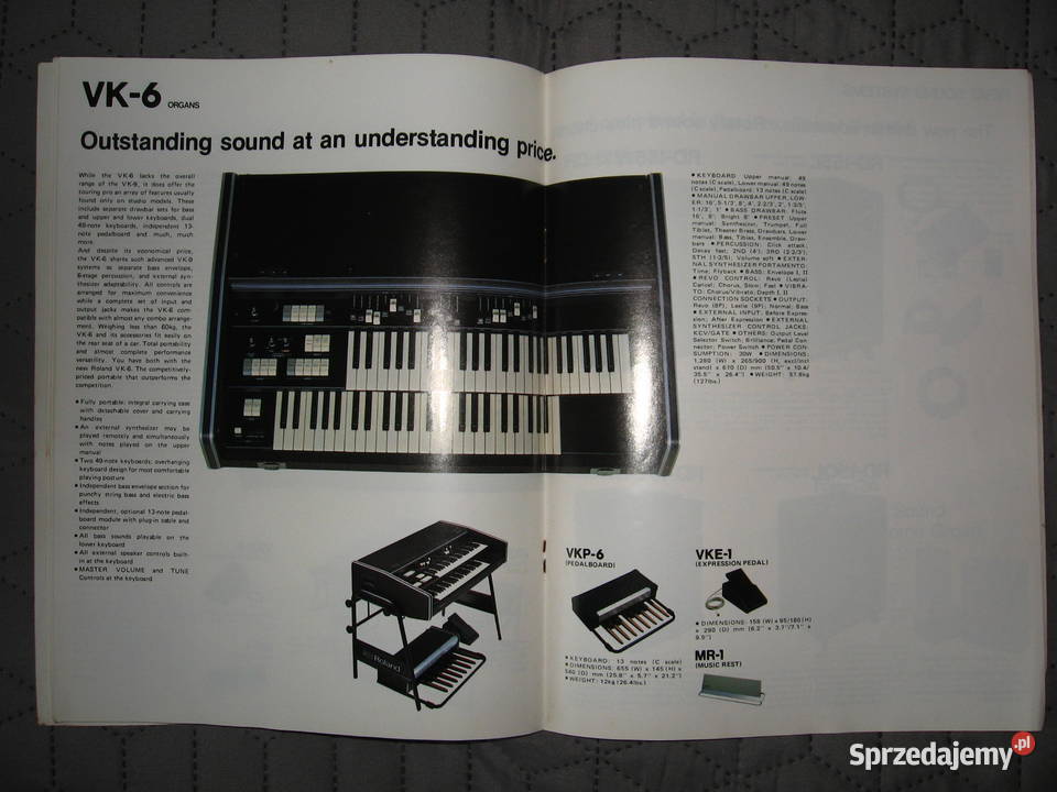 Roland syntezatory SH7 SH5 SH2000 GR500 System Instrumenty klawiszowe i MIDI pomorskie Kępice