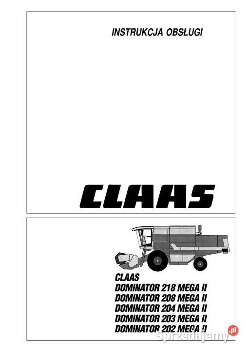 Claas Quadrant Instrukcja obsługi katalog części Szamotuły