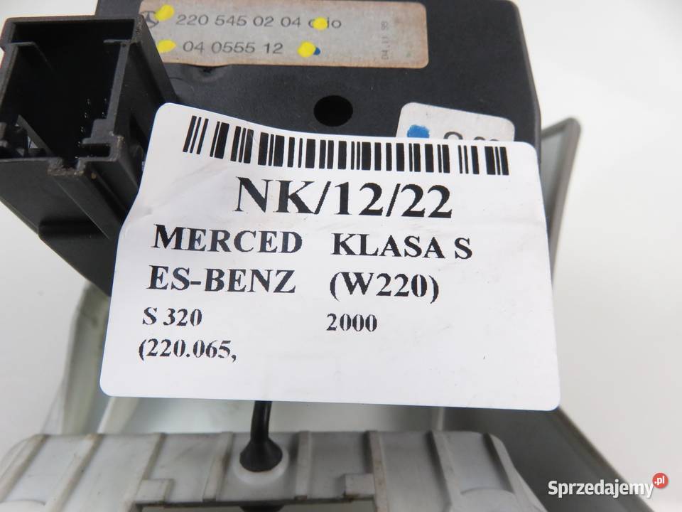WŁĄCZNIK ŚWIATEŁ MERCEDESBENZ KLASA S W220