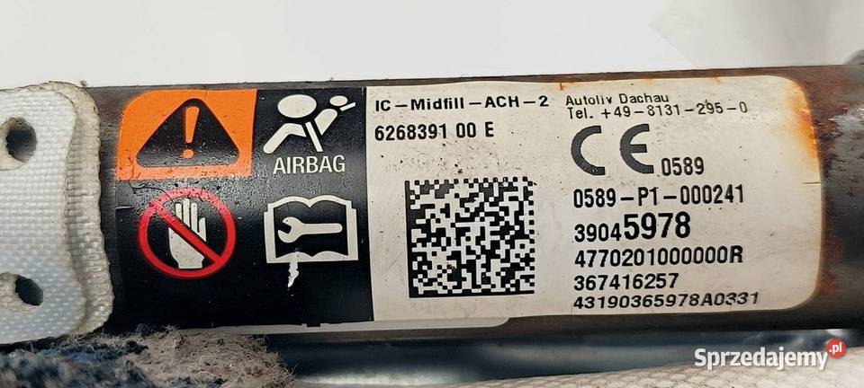 KURTYNA PRAWA OPEL CORSA E 39045978 Pozostałe kujawsko-pomorskie