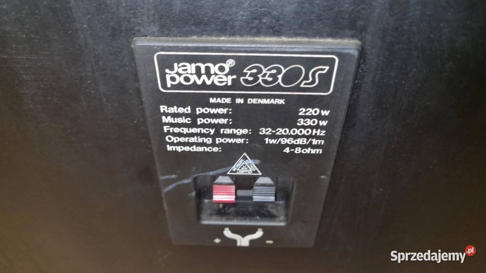 Kolumny JAMO POWER 330S 2x330Watt 4ohm 2x25 bass Warta
