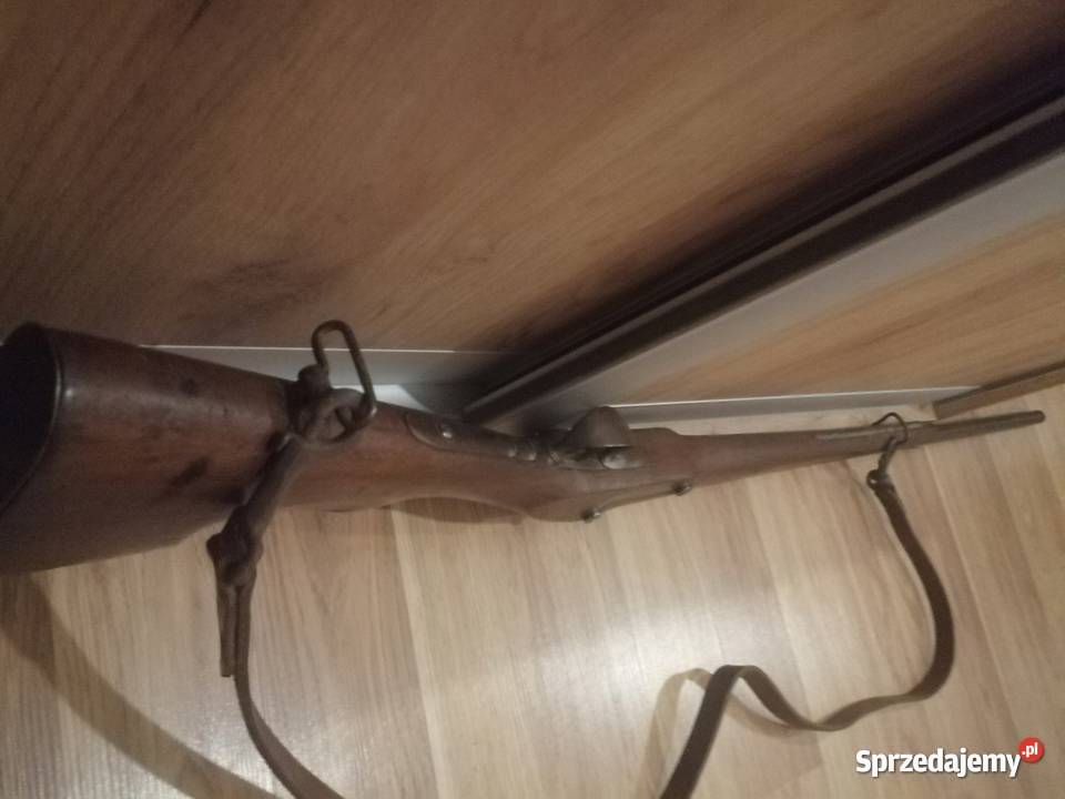 Potężny MasywnyKarabin StrzelbaWojskowy z Epoki podkarpackie Brzóza Stadnicka sprzedam