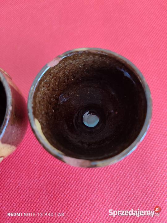 Stara brązowa ceramika PRL vintage do renowacji śląskie Katowice