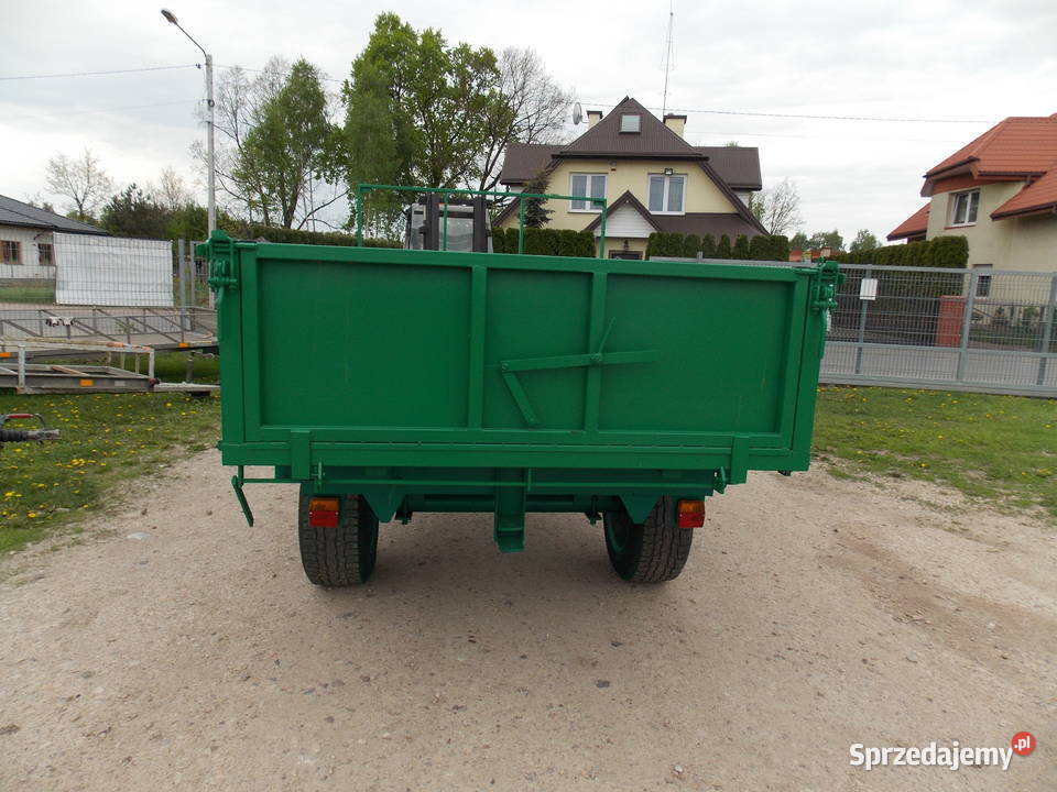 Przyczepa wywrotka jednoosiowa mocna