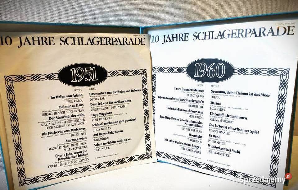 10 Jahre Schlagerparade 19511960 parada 3 i więcej Myślachowice