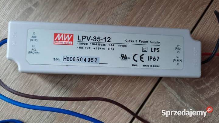 Zasilacz LED LPV3512 MEAN WELL Żodyń