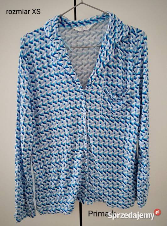 Błękitna wzorzysta koszula damska Primark XS opolskie Nysa sprzedam
