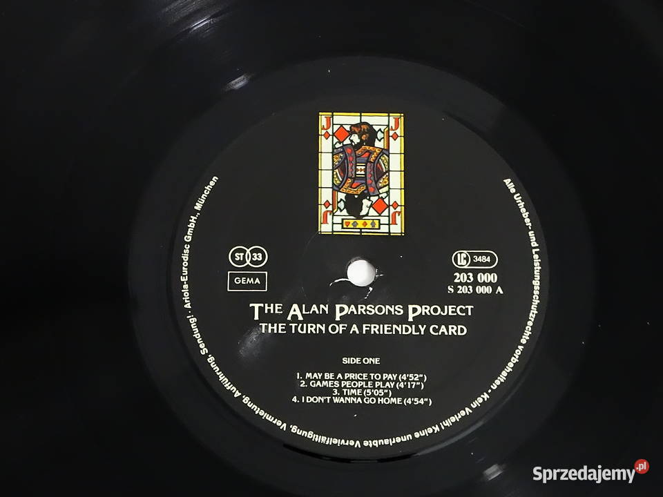 The Turn of a Friendly Card The Alan Parsons lubelskie Biłgoraj