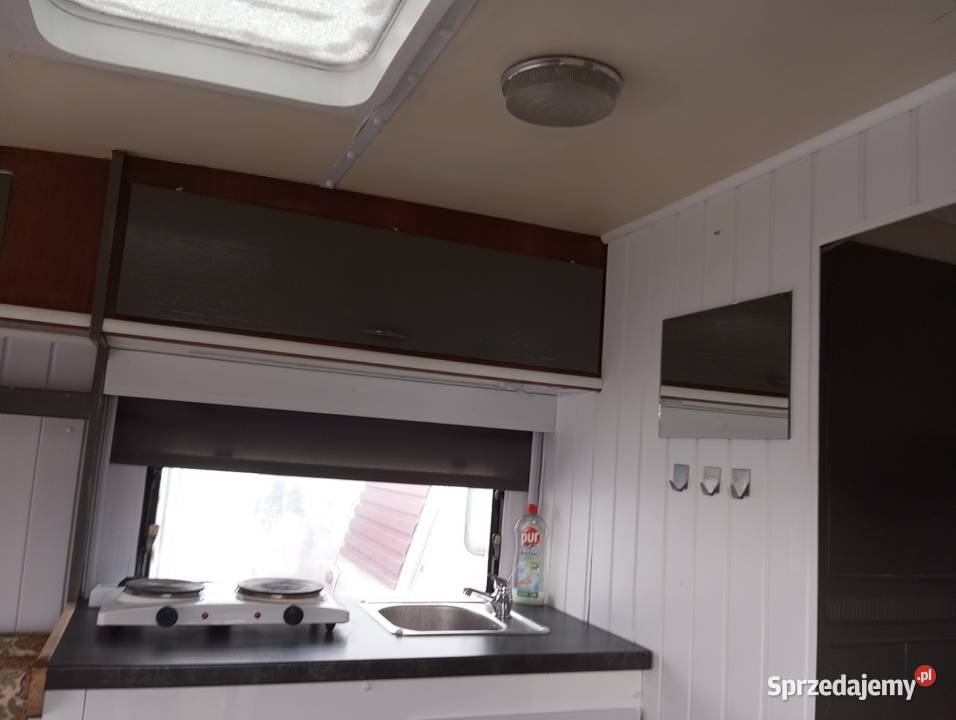 Przyczepa kempingowa na budowę działkę stróżówka Kempingowe sprzedam