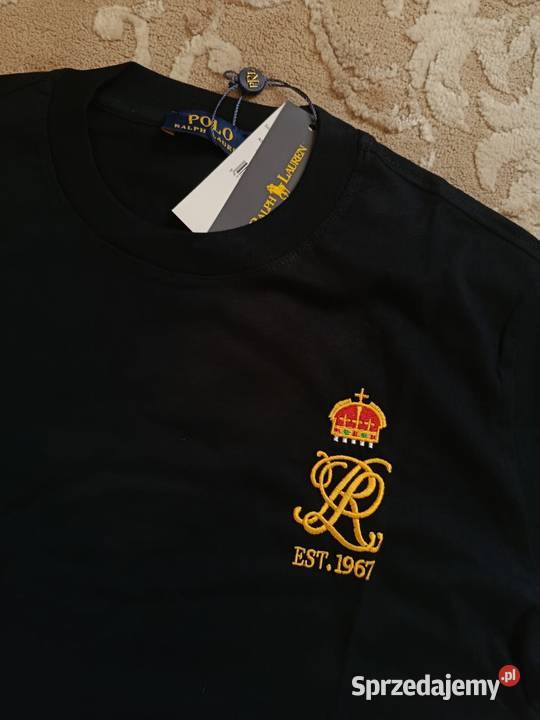 Tshirt bawełniany Polo Ralph Lauren granatowy Białystok